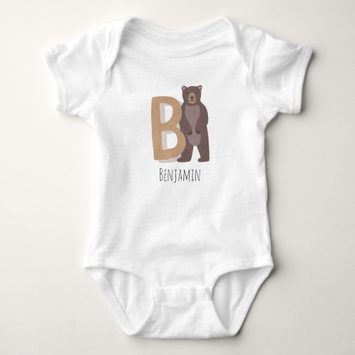 B for Bear Baby Bodysuit