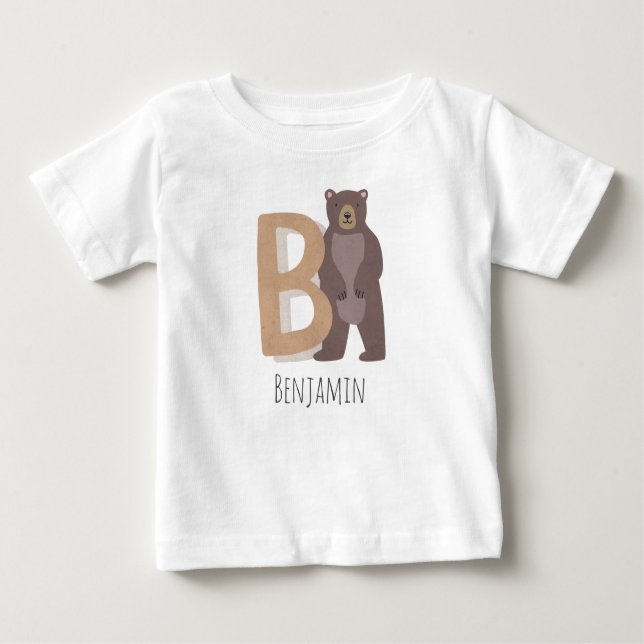 B for Bear Baby T-Shirt (Front)