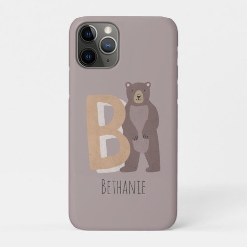 B for Bear iPhone 11 Pro Case