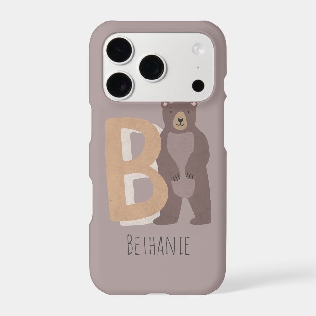 B for Bear Iphone Case (Back)