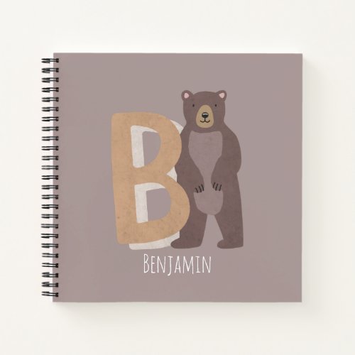 B for Bear Notebook