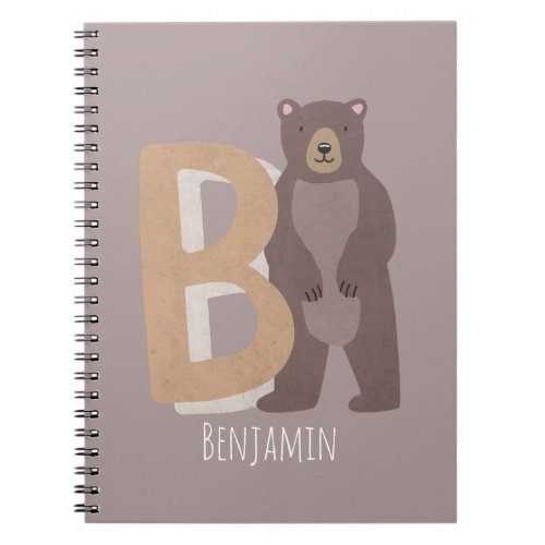 B for Bear Notebook