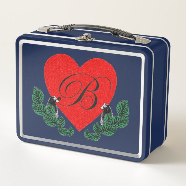 B for Bears Metal Lunch Box (Front)