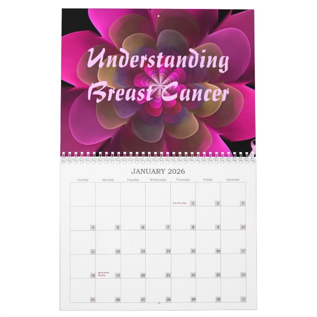 b...forever...aware...understanding breast cancer. calendar (Jan 2026)
