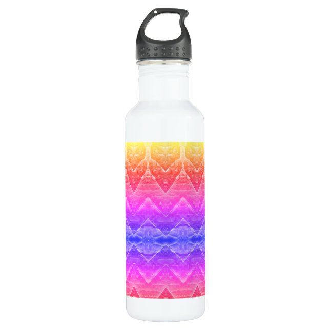 B & G L Ikat 6 Ipanema Stainless Steel Water Bottle (Front)