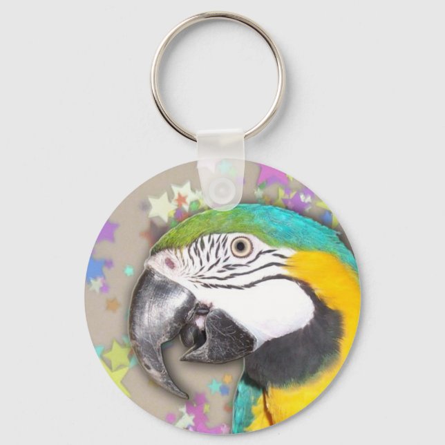B&G macaw keychain (Front)