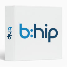b:hip 3-ring binder - white