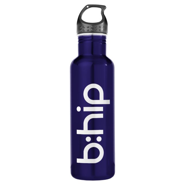b:hip - blue water bottle (Front)