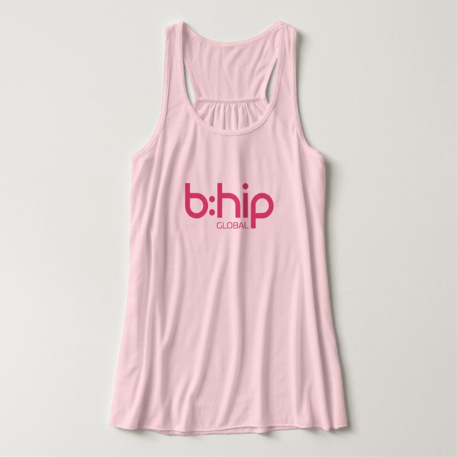 b:hip pink tank top (Design Front)