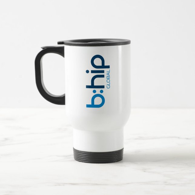 b:hip travel mug - white (Left)