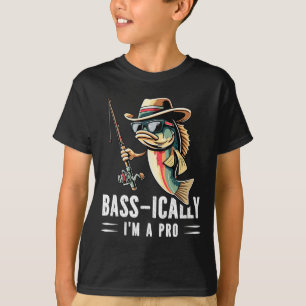 B-ically I Am A Pro Funny Fishing Lovers Fish T-Shirt