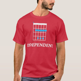 B Independent B Guitar Chord Tab Dark Theme T-Shirt
