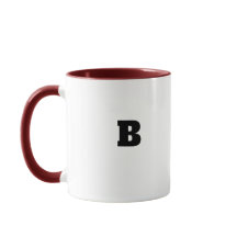 B initial Mug