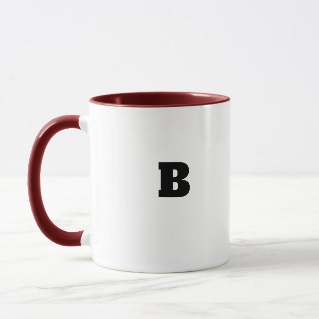 B initial Mug (Left)