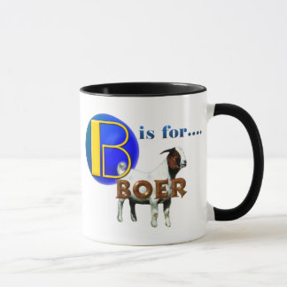 B is Fo rBOER - GOAT GIFTS Mug