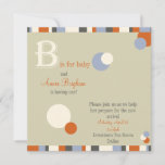 B Is For Baby - Boy Baby Shower Invitation at Zazzle