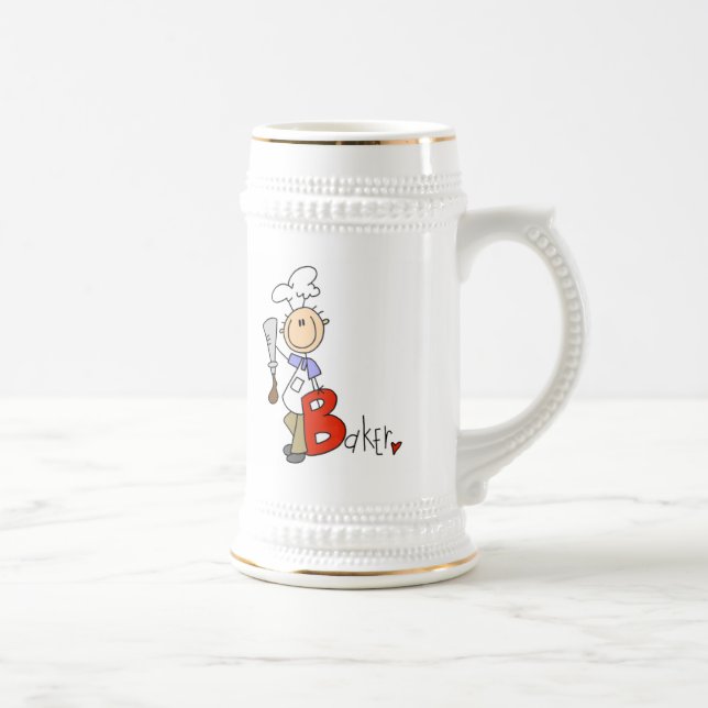 B is for Baker Beer Stein (Right)