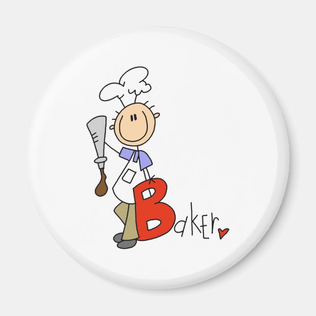 B is for Baker Magnet (Front)