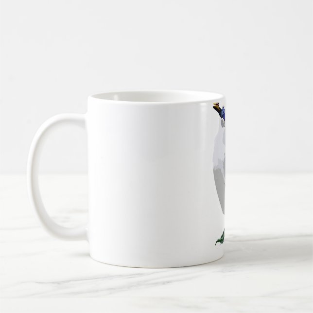 B is for Bali Starling Coffee Mug (Left)