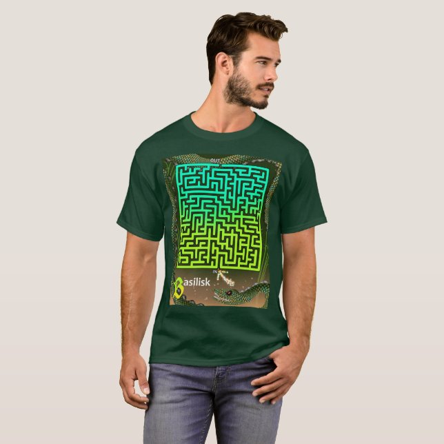 B is for Basilisk Maze T-Shirt (Front Full)