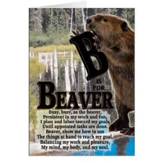 B is for BEAVER Cards