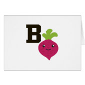 B is for Beet (Front Horizontal)