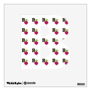 B is for Beet Wall Sticker