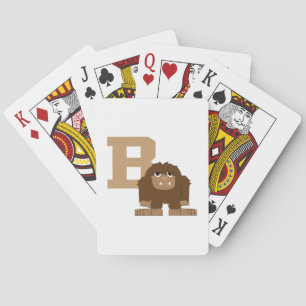 B is for Bigfoot Poker Cards