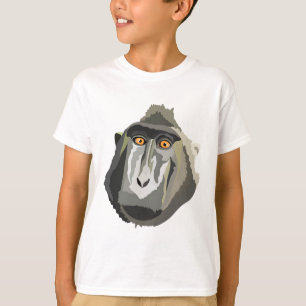 B is for Black Crested Macaque T-Shirt
