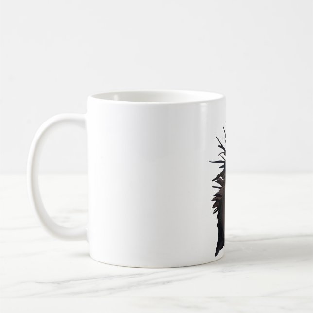 B is for Black Palm Cockatoo  Coffee Mug (Left)
