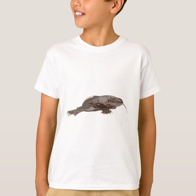 B is for Black Throated Monitor Lizard  T-Shirt (Front)