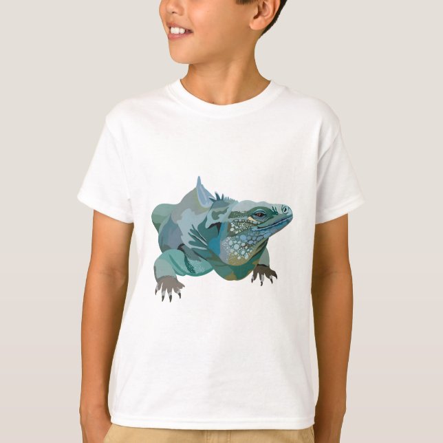 B is for Blue Iguana T-Shirt (Front)