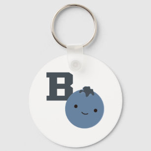 B is for Blueberry Keychain