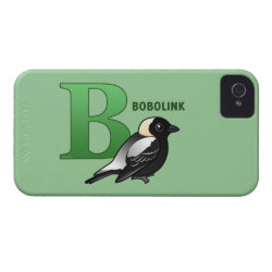 B is for Bobolink Case-Mate iPhone 4 Barely There Universal Case