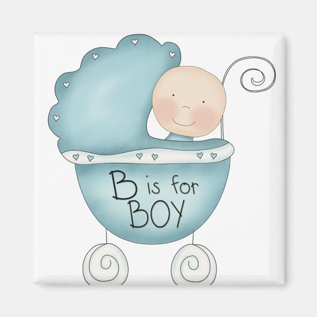 B is for boy magnet (Front)