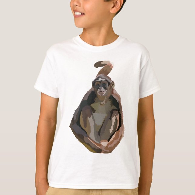 B is for Brown Spider Monkey T-Shirt (Front)