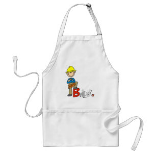 B is for Builder Adult Apron