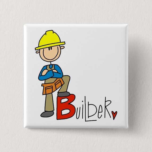 B is for Builder Button (Front)