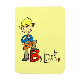 B is for Builder Magnet