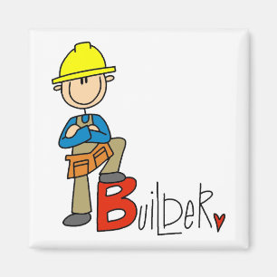 B is for Builder Magnet