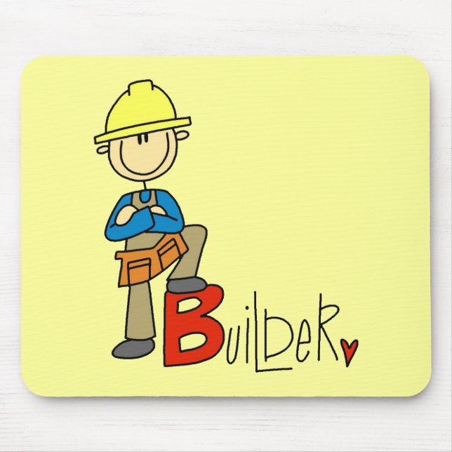 B is for Builder Mouse Pad (Front)