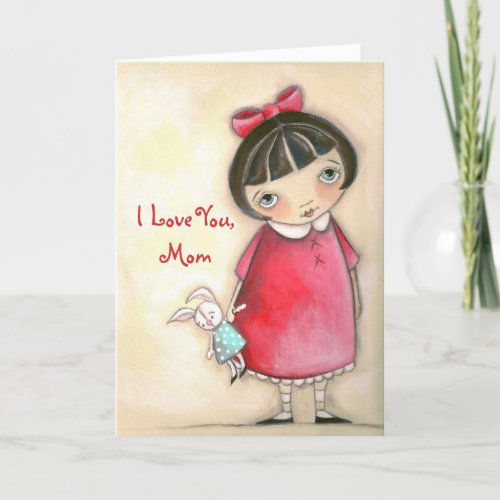 B is for Bunny _ Mothers DAy Card
