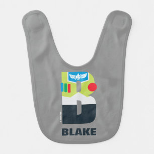 B is for Buzz Add Your Name Baby Bib