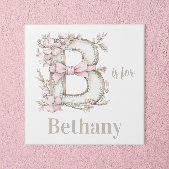 B is for Custom Name Whimsical Letter Art (Creator Uploaded)