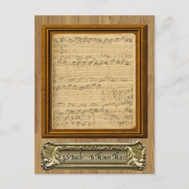 B Minor Mass Postcard (Front)