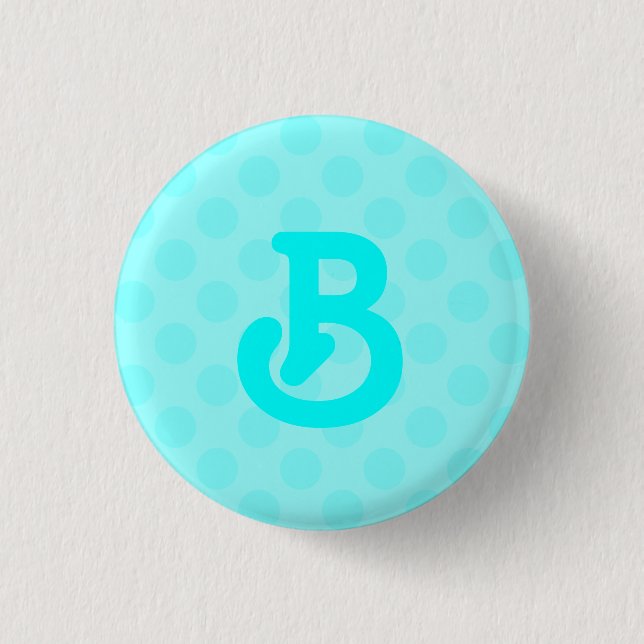 B Monogram Button (Front)