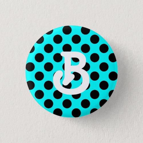 B Monogram Button