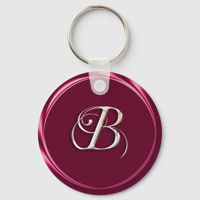 B-monogram Keychain (Front)