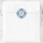 B Monogram Wedding Envelope Seal Stickers (Bag)