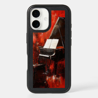 B.N. Street Original: Piano with Red Wall iPhone 16 Case